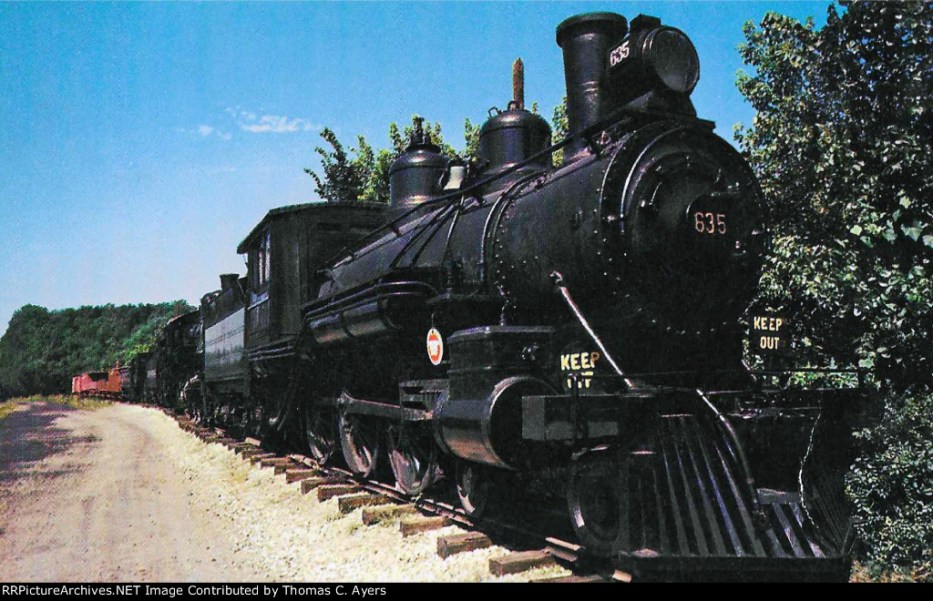 "Missouri Pacific Locomotive #635," 1962